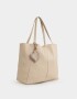 Shopper Cartera Shopper Crudo - Blanco Crudo