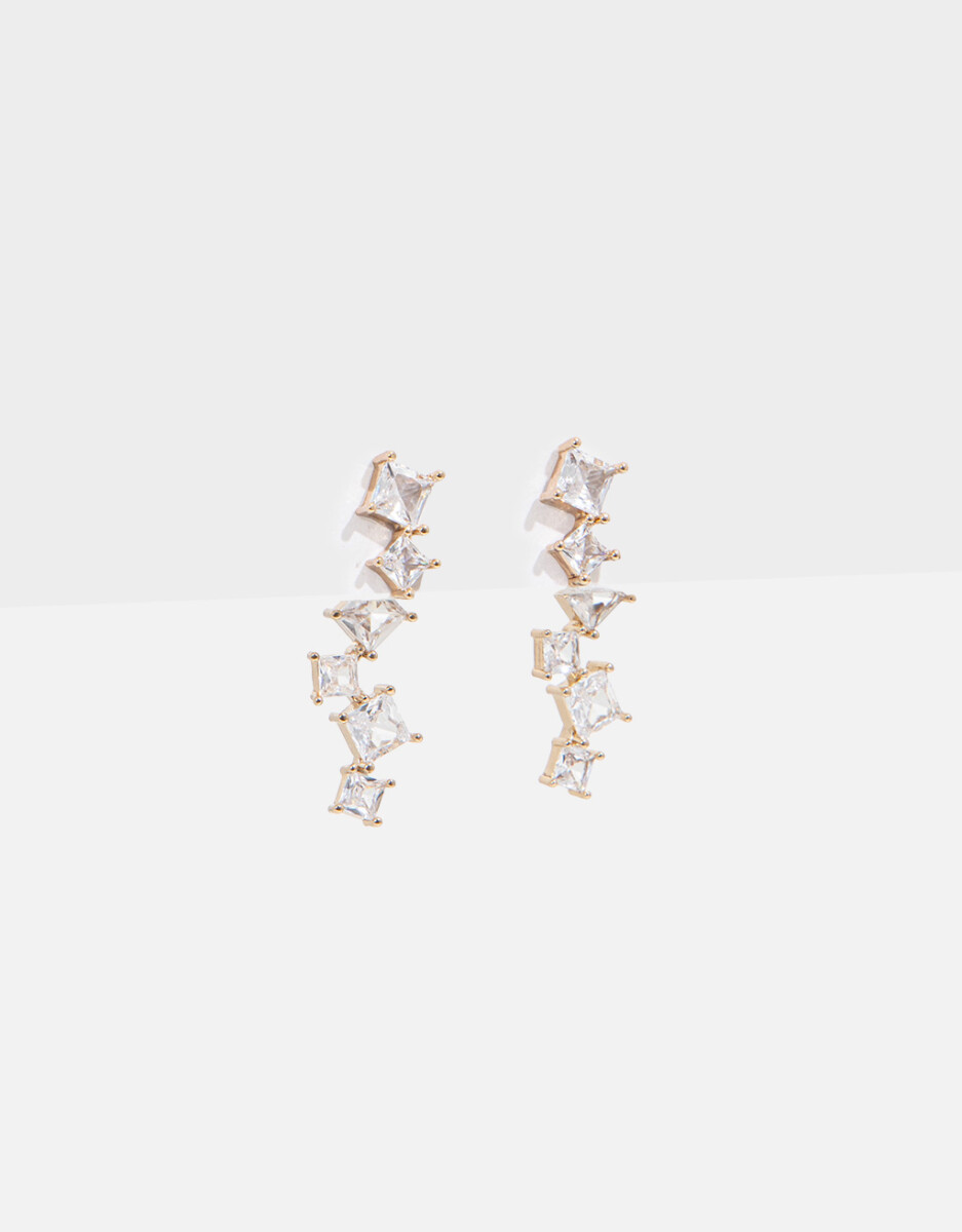 Aros Colgantes Con Cubic 