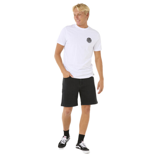 Remera Rip Curl Wettie Icon - Blanco Remera Rip Curl Wettie Icon - Blanco