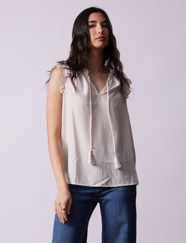 Blusa Lazo BEIGE/MULTI