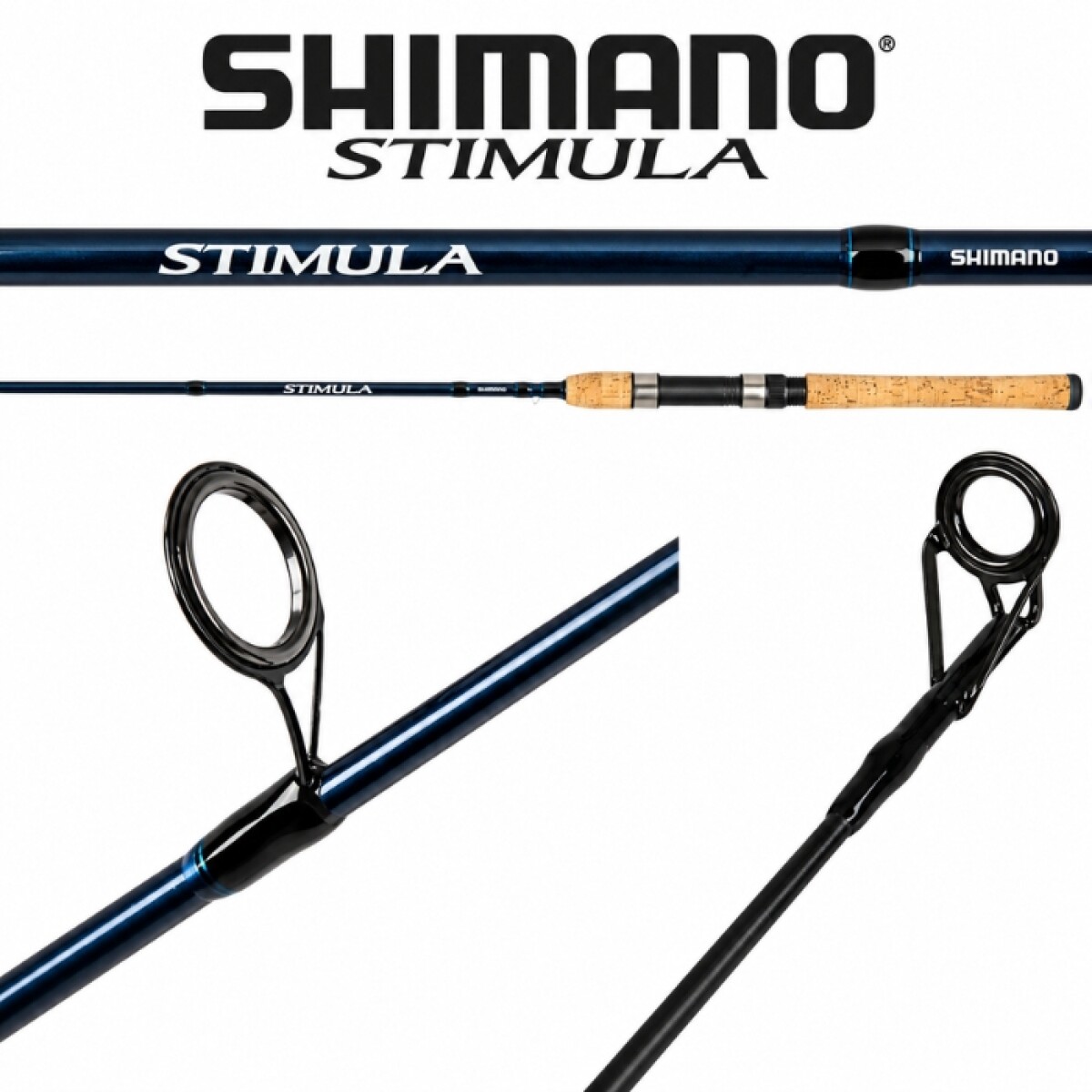Caña De Pescar Spinning Shimano Stimula 2,10 M 2 T 