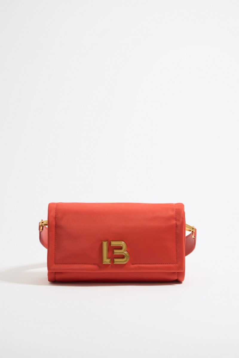 BOLSO SOLAPA MEDIANO NYLON Coral