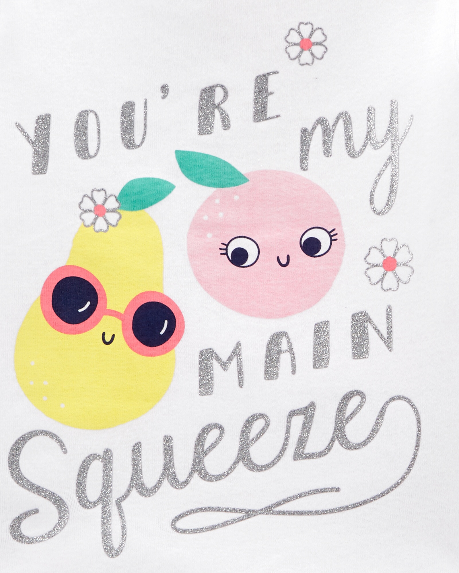 Pijama cuatro piezas de algodón, pantalón, short y dos remeras manga corta Sin color