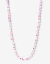 Collares Largos Color Collar Largo Cubitos Glass - Rosa Claro
