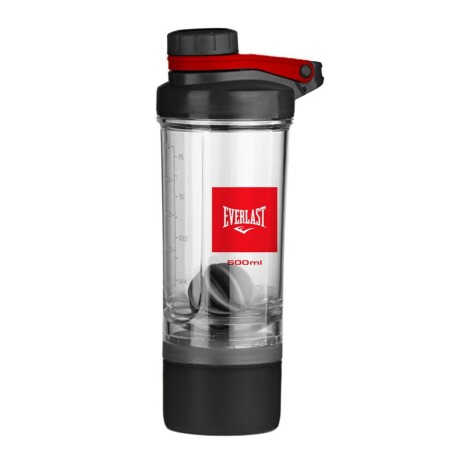 Botella Everlast Shaker 500 ml - Negro/Rojo Botella Everlast Shaker 500 ml - Negro/Rojo