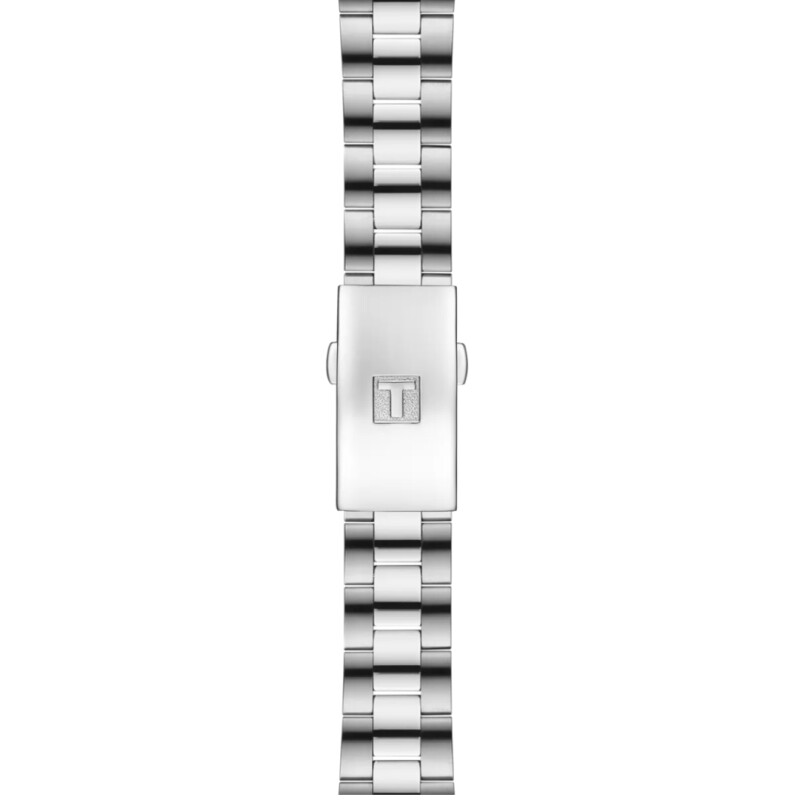 Reloj Tissot PR 100 Sport Chic T1019101112100 acero esfera negra unisex Plateado
