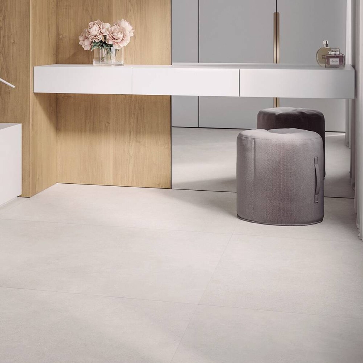 Porcelanato LM Concrete OFF White MC - 2.99m2 
