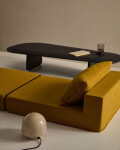 Puf cama Arty 70 x 89 (200) cm mostaza
