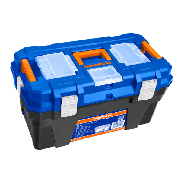 CAJA PLASTICA DE HERRAMIENTAS 24" CON BROCHES METALICOS WTB3324 WADFOW Caja Plastica De Herramientas 24" Con Broches Metalicos Wtb3324 Wadfow