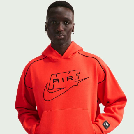 Canguro Nike Air de Hombre Rojo