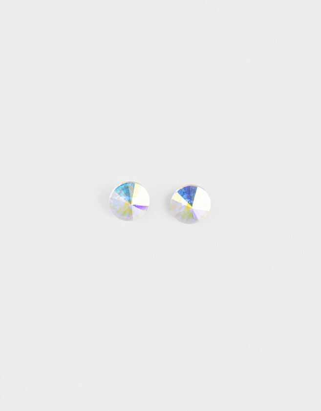 Aros Pasantes Con cubic zirconia Aros Con Cubic Zirconia - Plateado