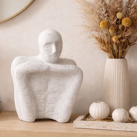 ESCULTURA MAN Blanco - Large