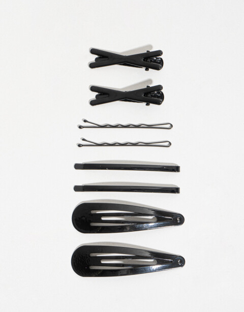 Accesorios Pelo Set Varios Set De Hebillas - Negro