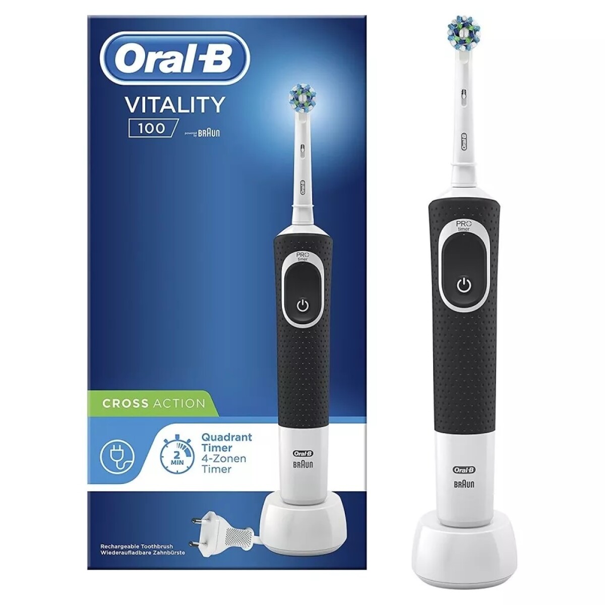 Cepillo De Dientes Oral-b Vitality Negro 