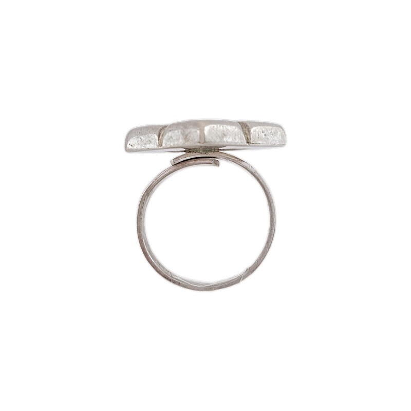 Anillo Rombo-Plata 925-Piedra Nacar-AN3379 conpiedra
