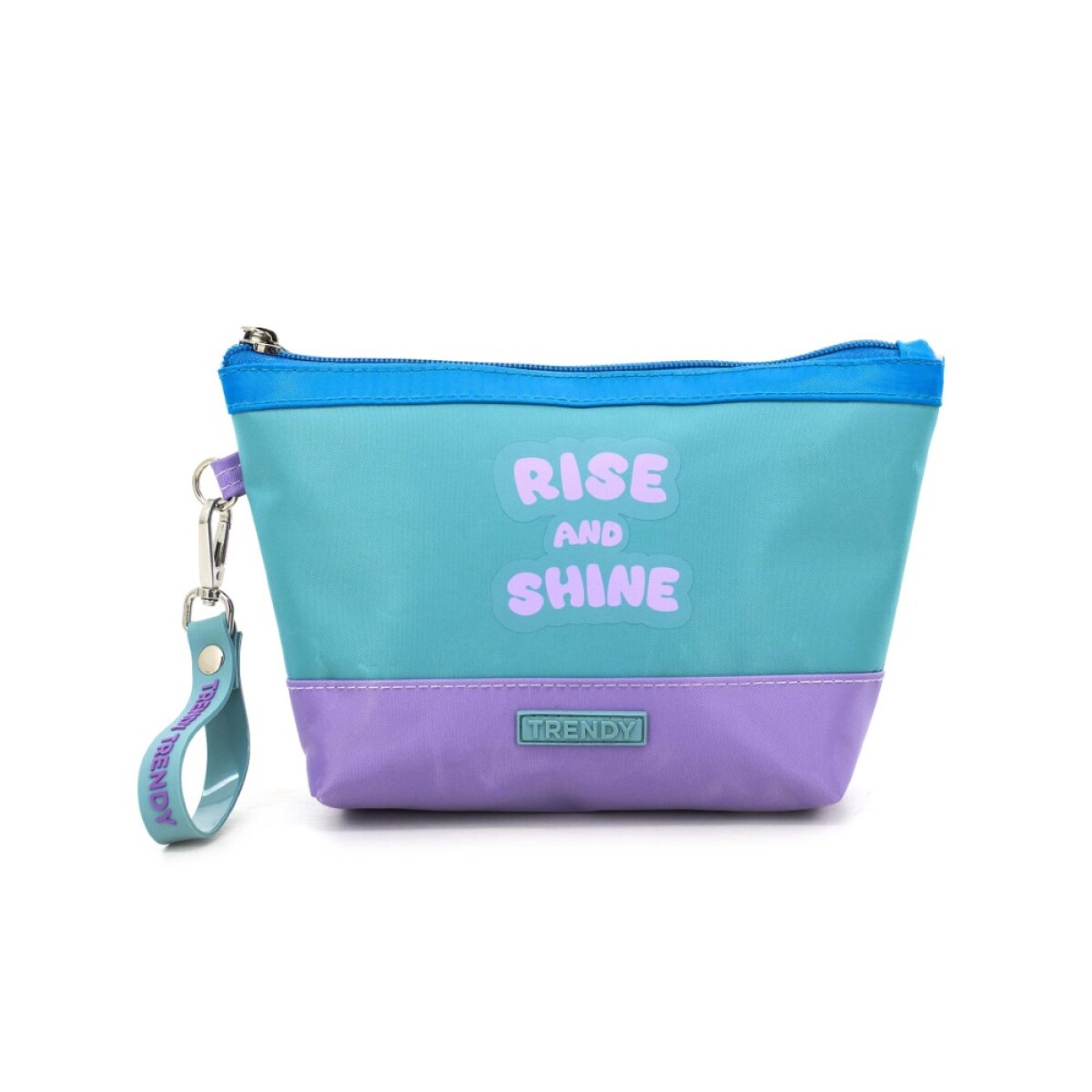 Cartuchera estampada - Celeste