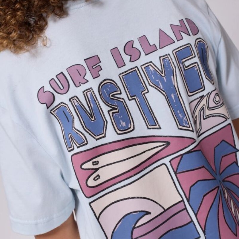 Remera VERTUNA Rusty Celeste