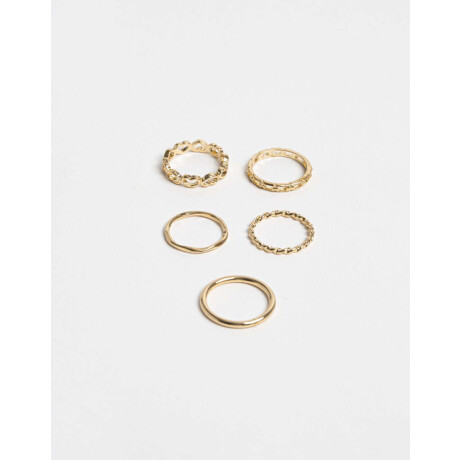 Sets De Anillos Dorado