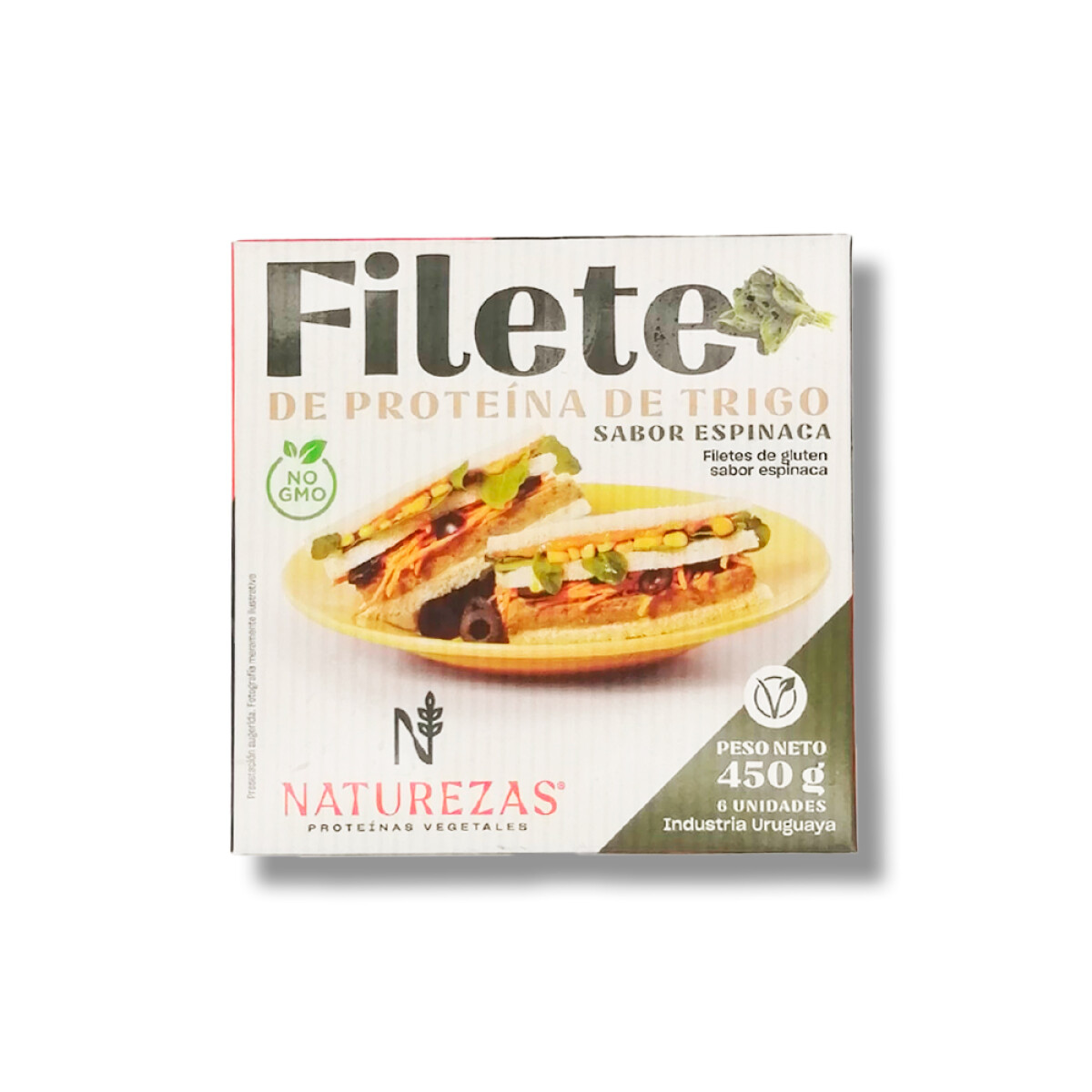 Filete De Trigo Espinaca Naturezas 450 Grs 