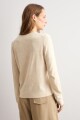 Sweater clásico beige melange