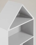 Estantería casita infantil Celeste de MDF blanco 50 x 105 cm