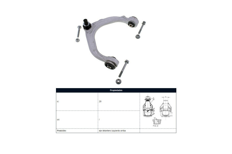 Parilla De Suspension Delantera BMW X5 Xdrive 35I (F15) 14-18 Izq Parilla De Suspension Delantera BMW X5 Xdrive 35I (F15) 14-18 Izq