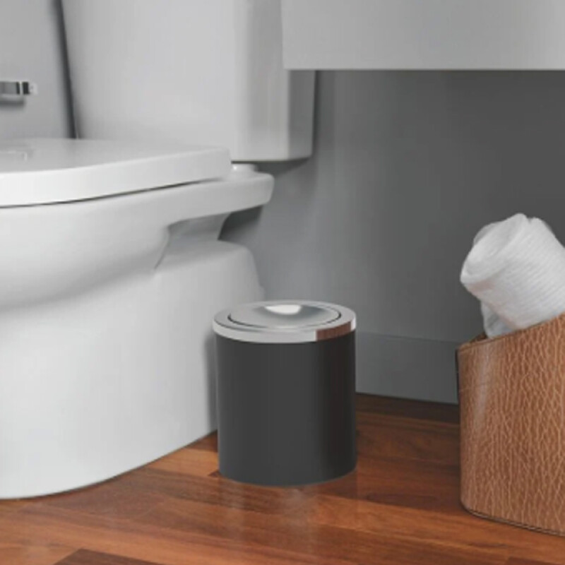 Cubo de basura Blanco - 5 Lts. - Tapa Basculante Acero Inox - 94540/026 Cubo de basura Blanco - 5 Lts. - Tapa Basculante Acero Inox - 94540/026