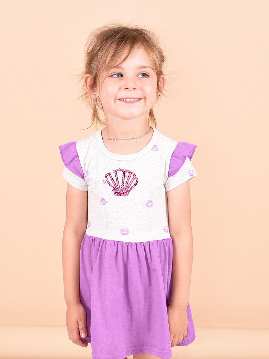 VESTIDO ALMEJA - VIOLETA 