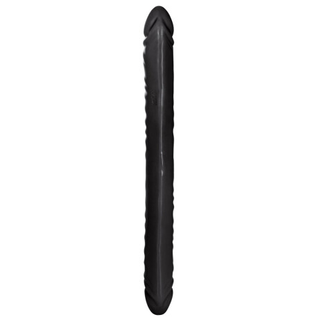 Doble Dildo Veteado Black Jack 46cm Negro Doble Dildo Veteado Black Jack 46cm Negro