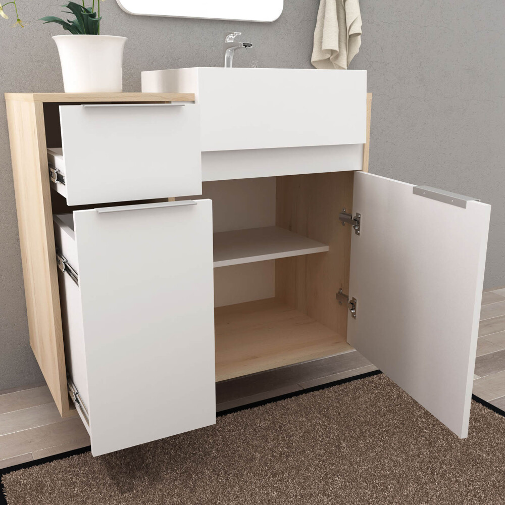 ESPEJO + MUEBLE DE BAÑO SENSE