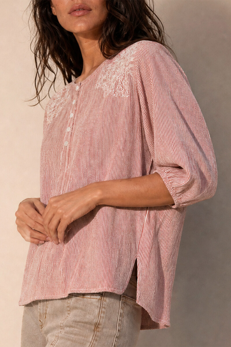BLUSA CAETANA ROJO