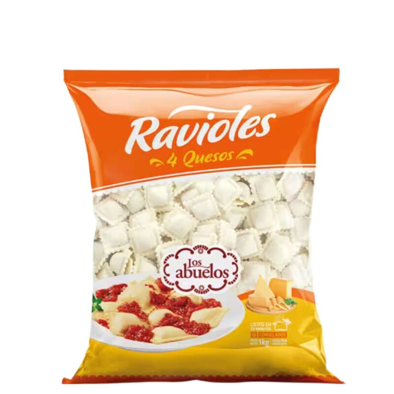RAVIOLES 4 QUESOS LOS ABUELOS 1KG RAVIOLES 4 QUESOS LOS ABUELOS 1KG