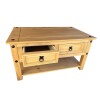 Mesa de Living Mex 2 Cajones Natural Mesa de Living Mex 2 Cajones Natural