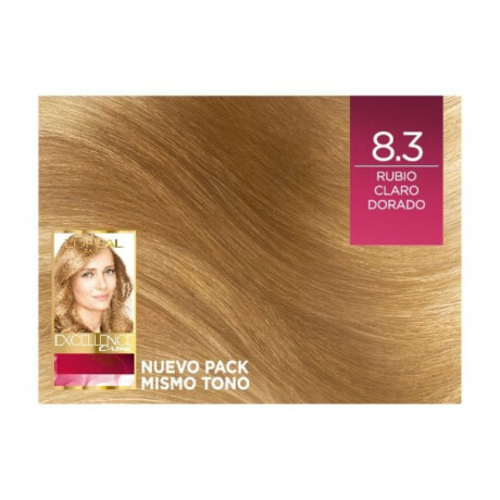 Tinta L'Oréal Paris Excellence Creme N°8.3 Rubio Claro Dorado Tinta L'Oréal Paris Excellence Creme N°8.3 Rubio Claro Dorado