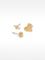 Set De Pendientes Dorados dorado
