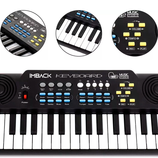 Teclado Organo Musical Piano 37 Teclas Microfono Para Niños ITM013 Teclado Organo Musical Piano 37 Teclas Microfono Para Niños ITM013
