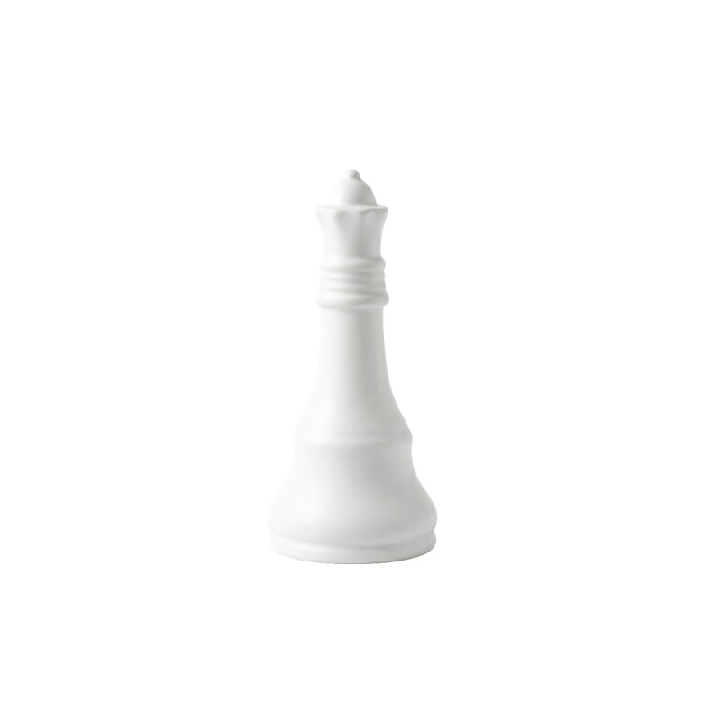 FIG CERAMICA AJEDREZ REINA BLANCO 9X21CM Unica