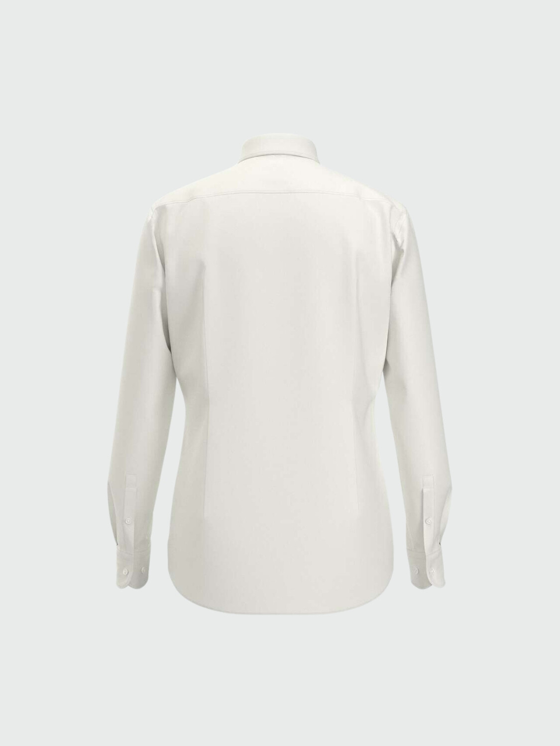 BOSS Camisa Slim-Fit en Twill de Algodón Elástico de Fácil Plancha Blanco