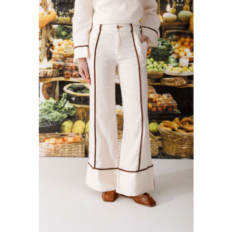 Pre Venta Pantalon Coco Manteca