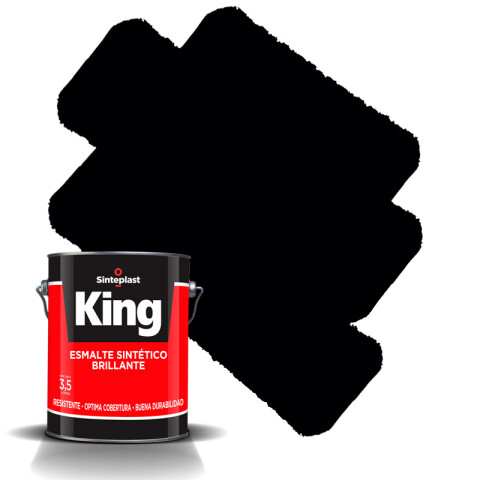 King Esmalte Brillante Negro