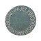 ALFOMBRA REDONDA POP D100CM LETRAS CELESTE