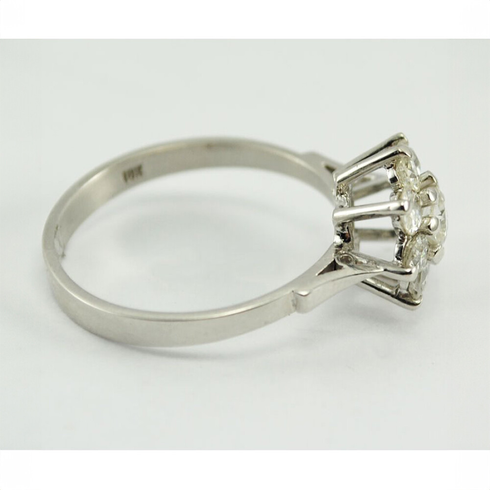 Anillo Oro Blanco 18K Y Brillantes Anillo Oro Blanco 18K Y Brillantes