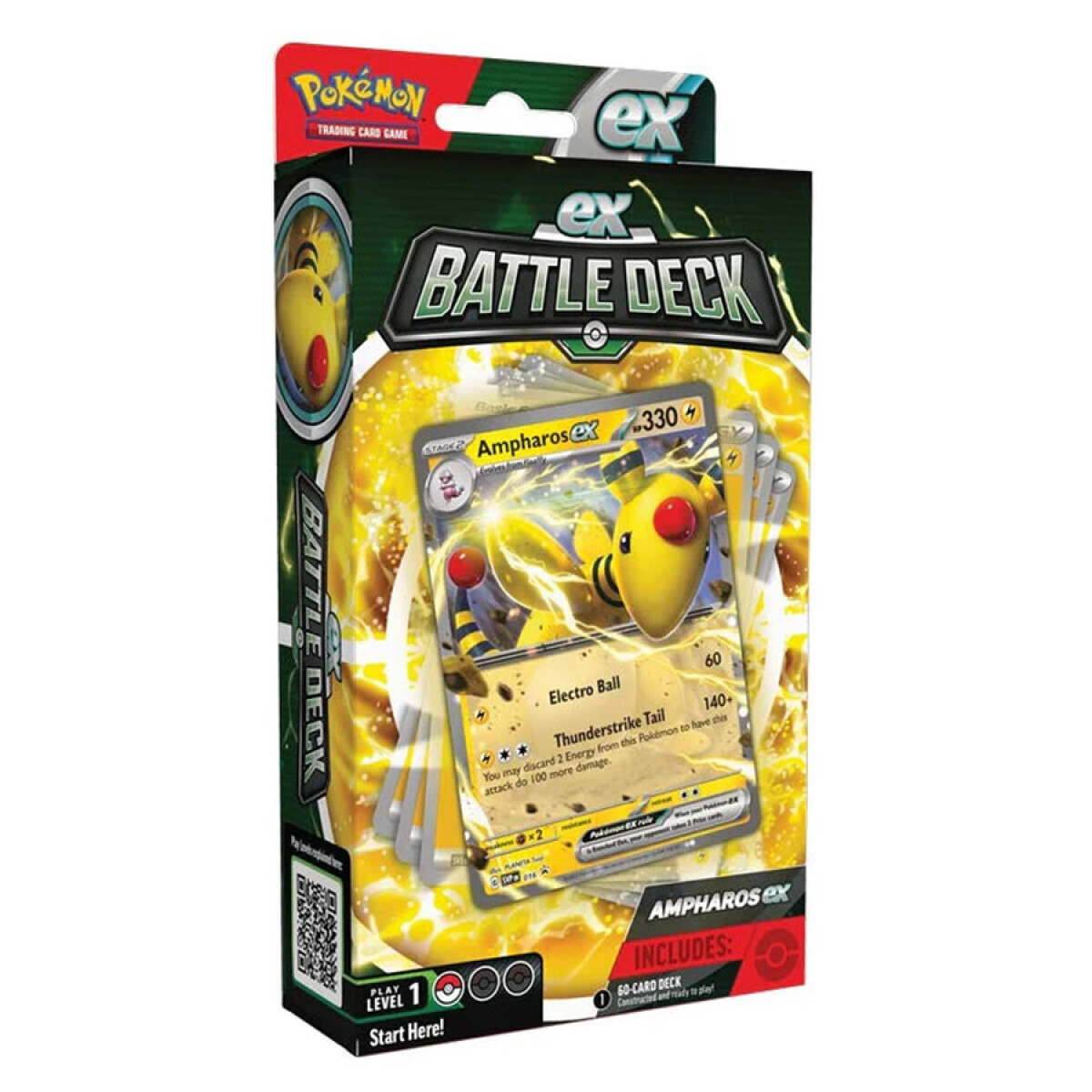 Pokemon TCG: Battle Deck Ampharos EX [Ingles] 