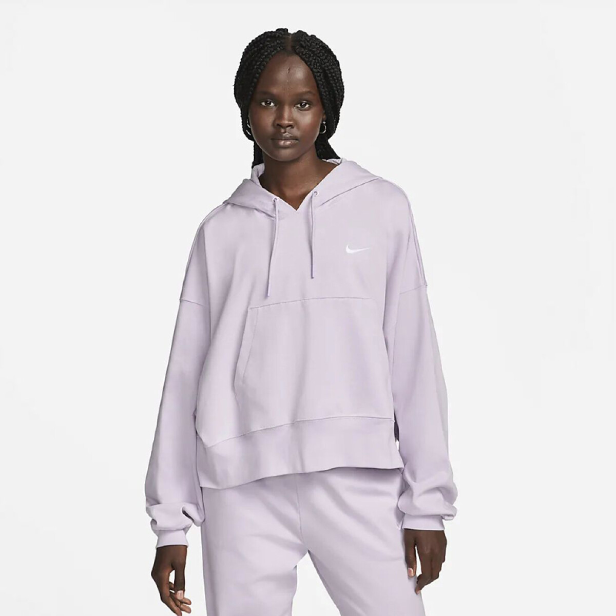 NIKE OVERSIZED JERSEY PULLOVER - BUZO NIKE OVERSIZED PULLOVER 