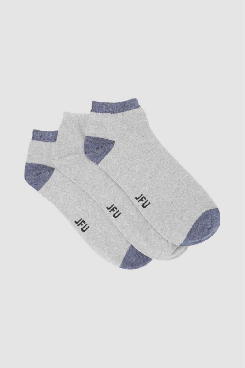 Pack x3 medias ciclistas - Gris 