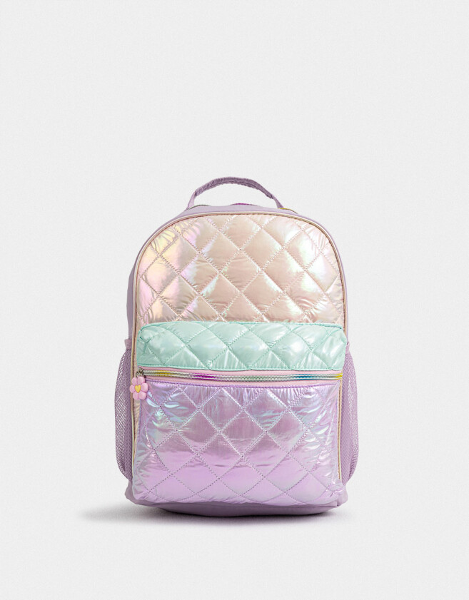 Mochilas y Carteras Infantiles Mochila Puffy Metalizada - Combinacion Multicolor