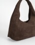Saca Bandolera Hobo Suede - Marron Chocolate
