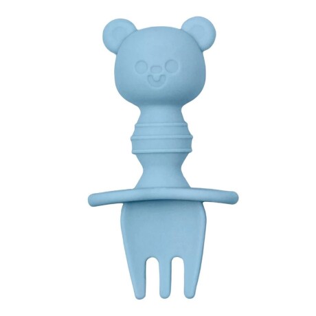 Mi primer Cubiertos silicona Osito azul