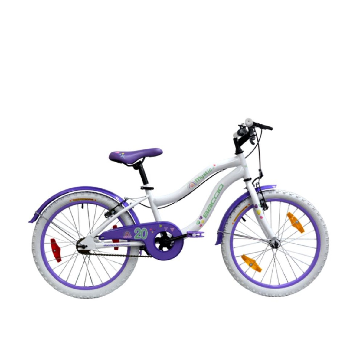 Bicicleta Baccio Mystic R20 Blanco/Lila 