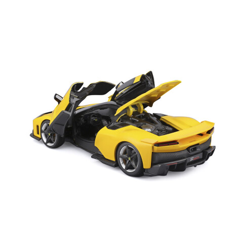Bburago Ferrari Italia Escala 1:24 Auto de Colección F80 Giallo Modena